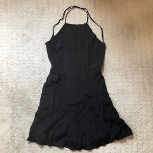 Reformation Open back mini dress